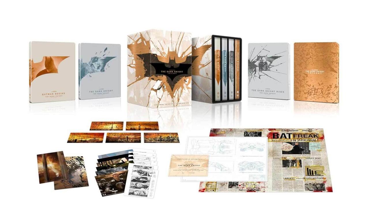 The Dark Knight Trilogy Steelbook Library Edition