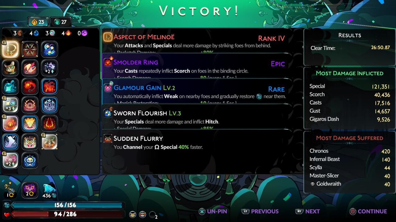 Hades 2 run recap.