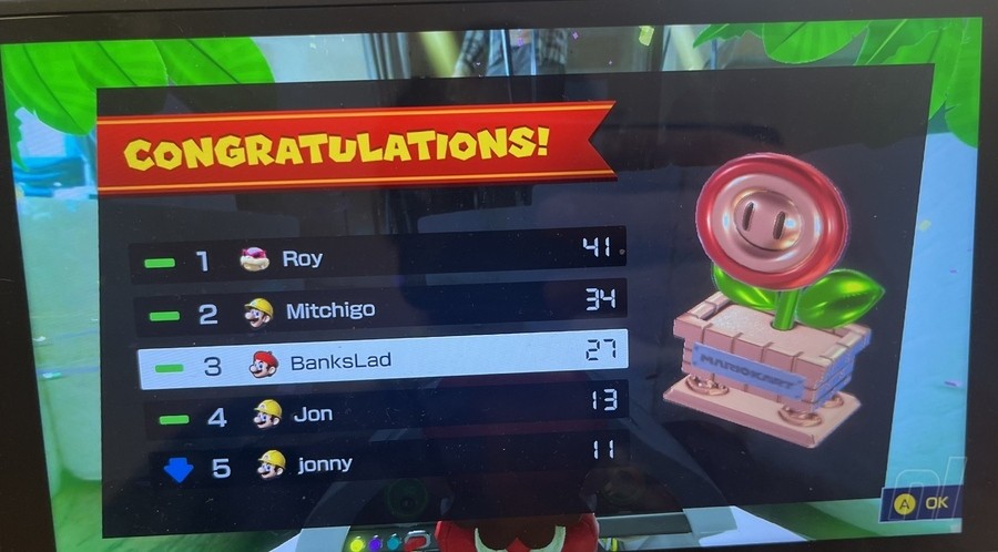 FLOWER STANDINGS