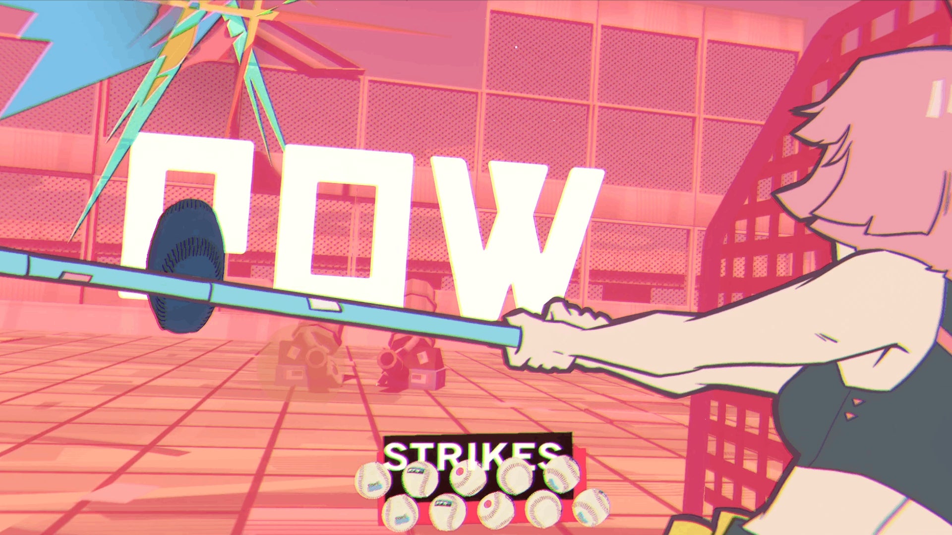 Beat takes a swing at the batting cages in Unbeatable.
